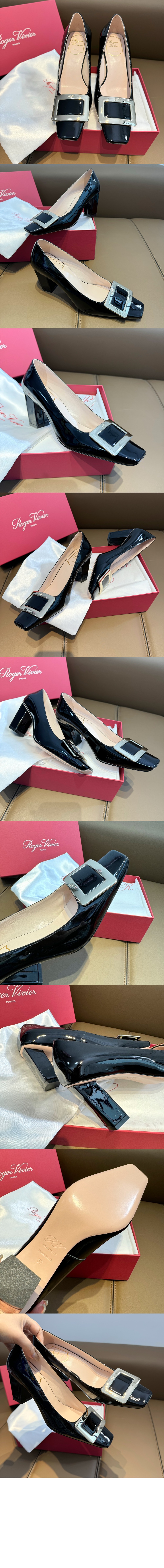 로저비비에 벨 비비에 메탈 버클 펌프스 7130