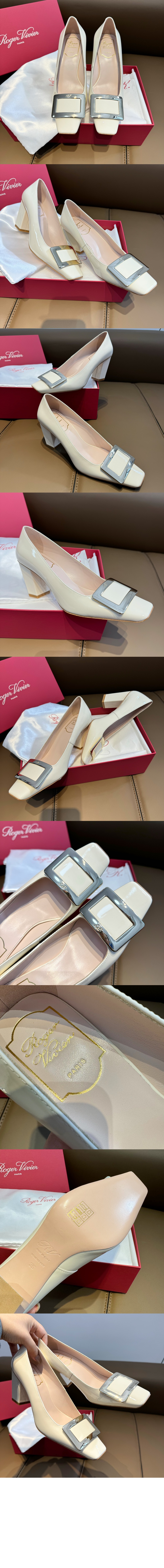 로저비비에 벨 비비에 메탈 버클 펌프스 7130