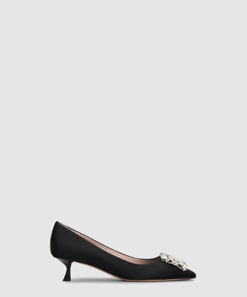 로저비비에 RV 부케 스트라스 버클 펌프스 5432