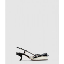 로저비비에 패브릭 스트랩 펌프스 6383