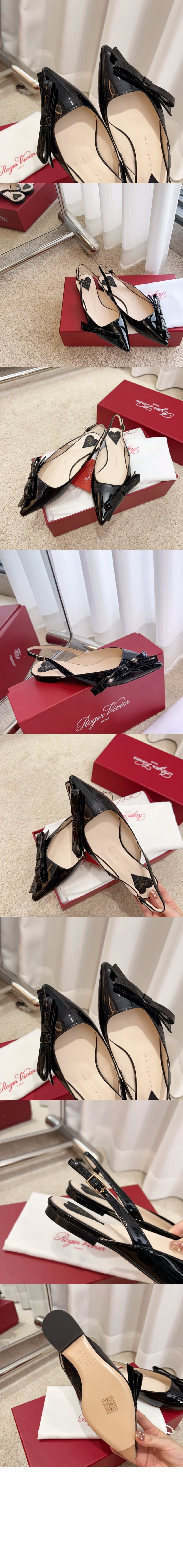 로저비비에 슬링백 발레리나 플랫 5023