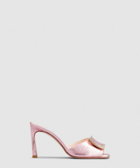 로저비비에 트럼펫 메탈 버클 뮬 6033