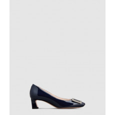 로저비비에 트럼펫 메탈 버클 펌프스 4481