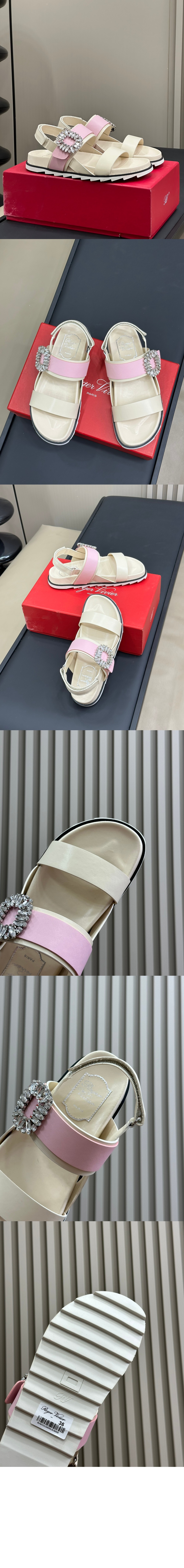 로저비비에 슬라이디 비브 샌들 4583