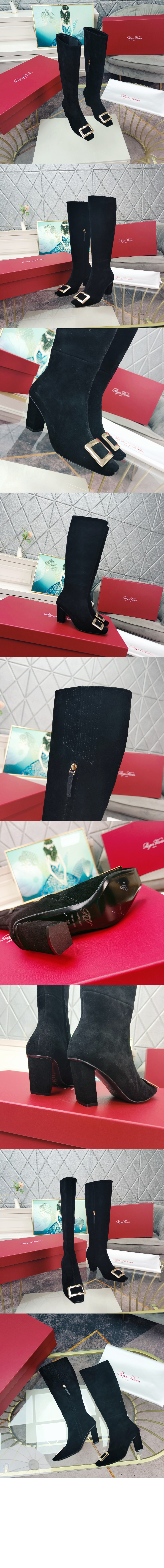 로저비비에 벨 비비에 메탈 버클 부츠 7133