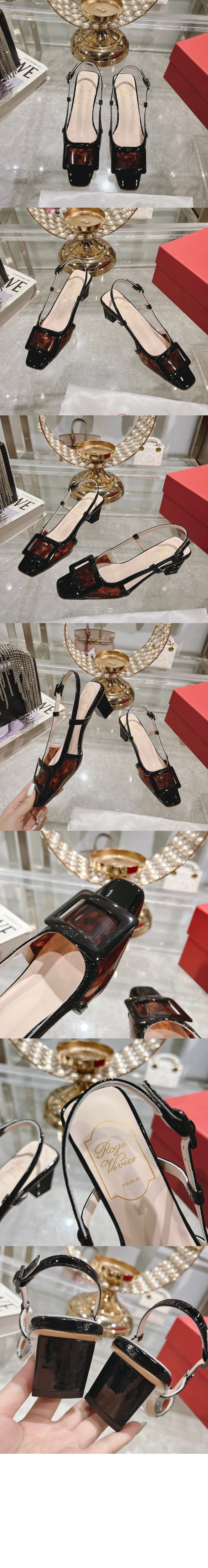 로저비비에 벨 비비에 슬링백 펌프스 0063