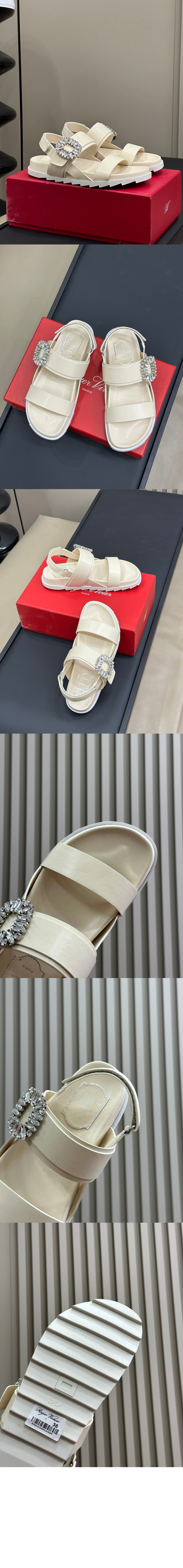 로저비비에 슬라이디 비브 샌들 4583