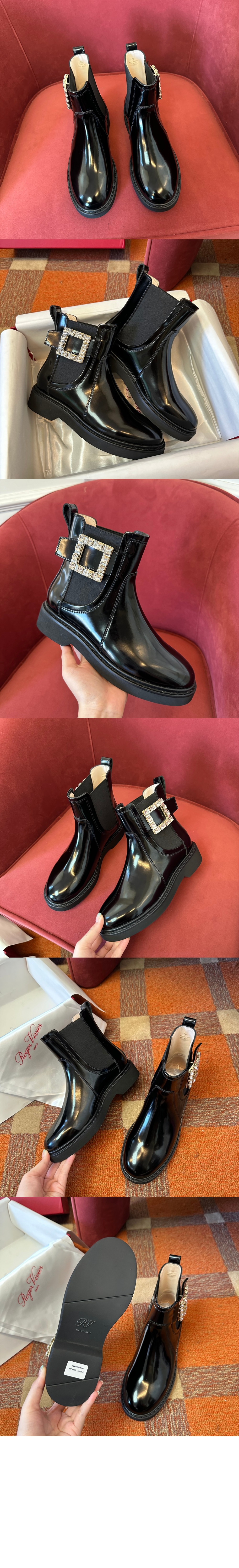 로저비비에 레더 첼시 부츠 5484