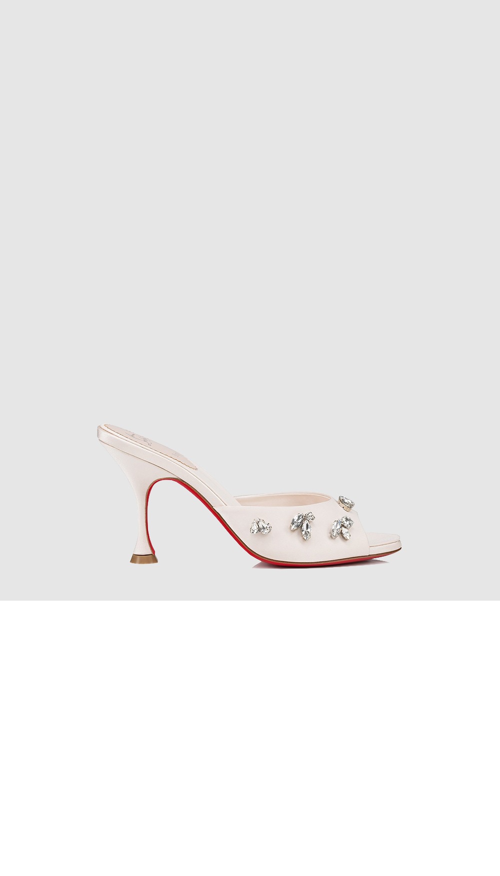 루부탱 크리스탈 슬리퍼 힐 3231154