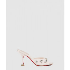 루부탱 크리스탈 슬리퍼 힐 3231154