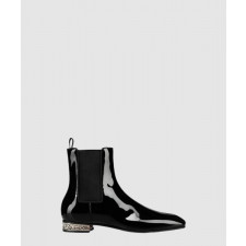 루부탱 에나멜 스파이크 부츠 3220228