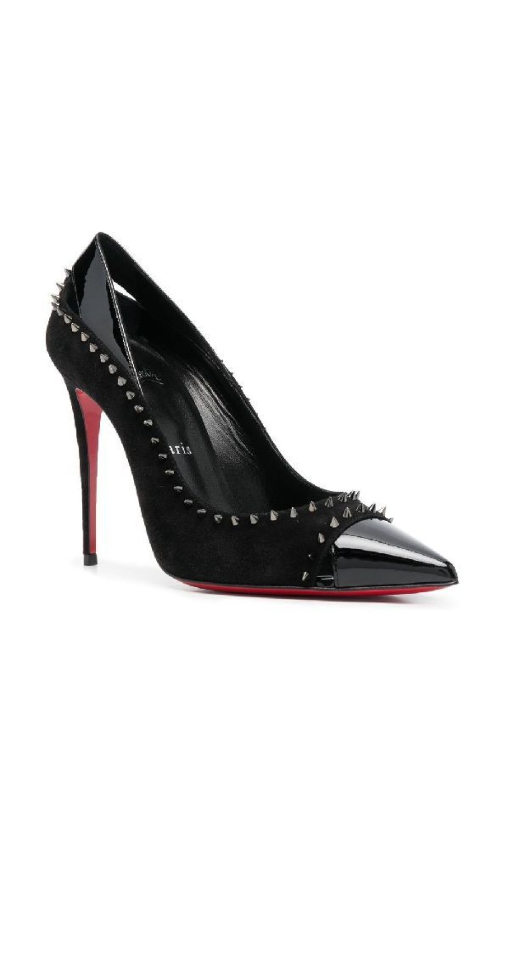 루부탱 스파이크 장식 펌프스힐 1230250