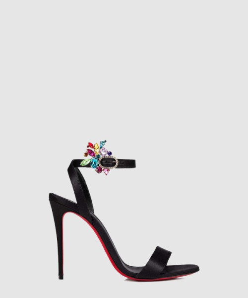 루부탱 새틴 샌들 1220171