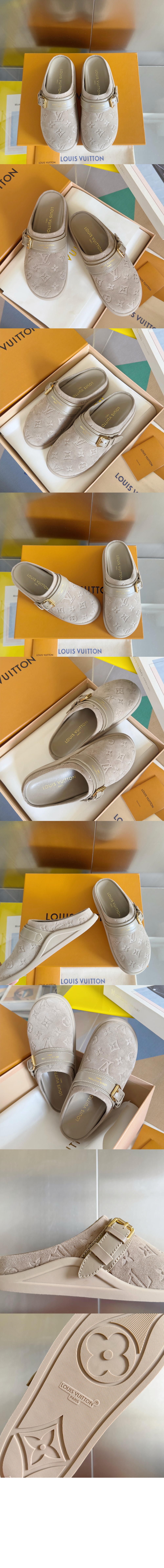 루이비통 투고 플랫 컴포트 클로그 1AHLW0