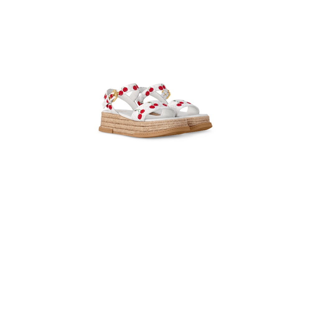 루이비통 마야 플랫폼 샌들 1AHNSL