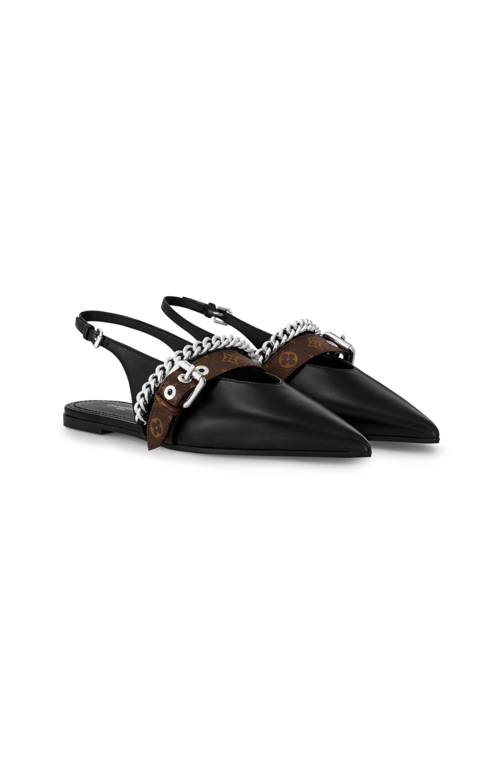 루이비통 바이브 슬링백 플랫 발레리나 1AHN95