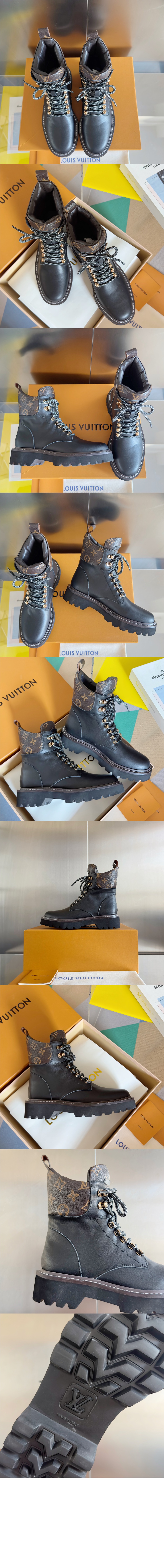 루이비통 테리토리 플랫 부츠 1A958P