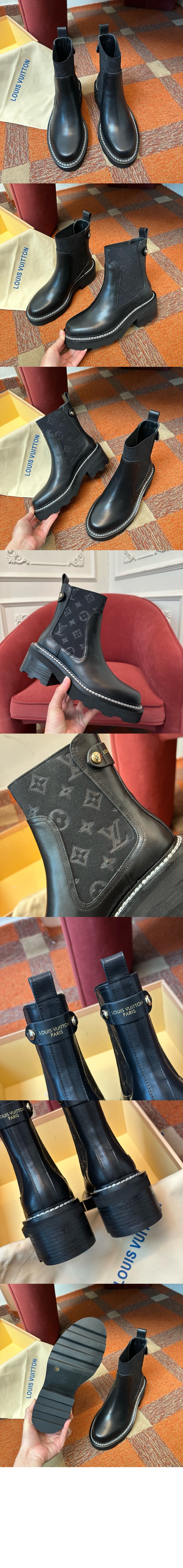 루이비통 보부르 앵클 부츠 1AGV86