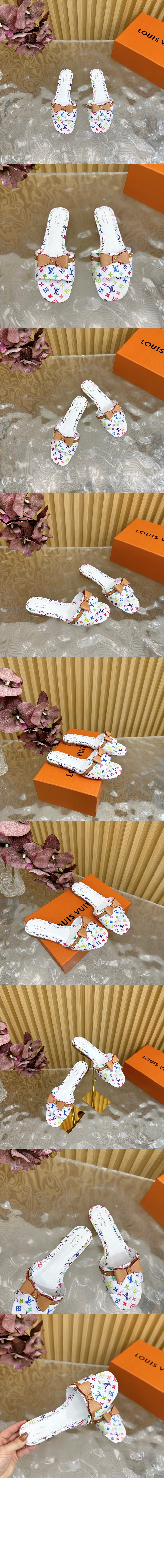 루이비통 LV x TM 6AM 플랫 뮬 1AGZUV