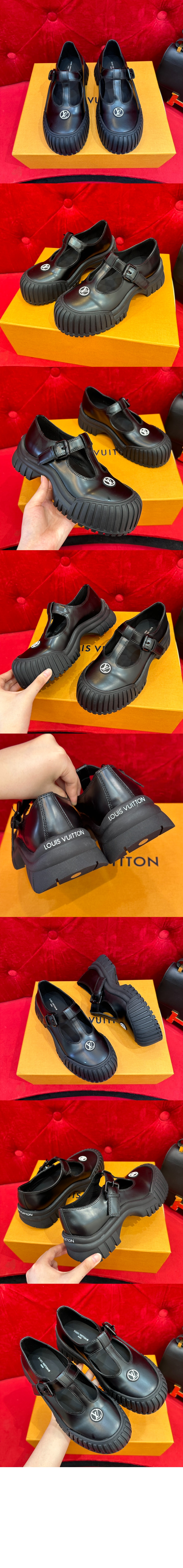 루이비통 루비 플랫 메리제인 로퍼 1ABUDG