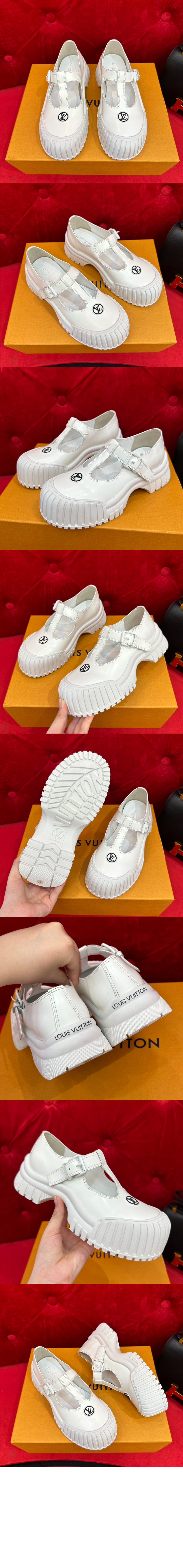 루이비통 루비 플랫 메리제인 로퍼 1ABUDG