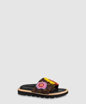 루이비통 LV x YK 풀 필로우 컴포트 뮬 1ABD8R