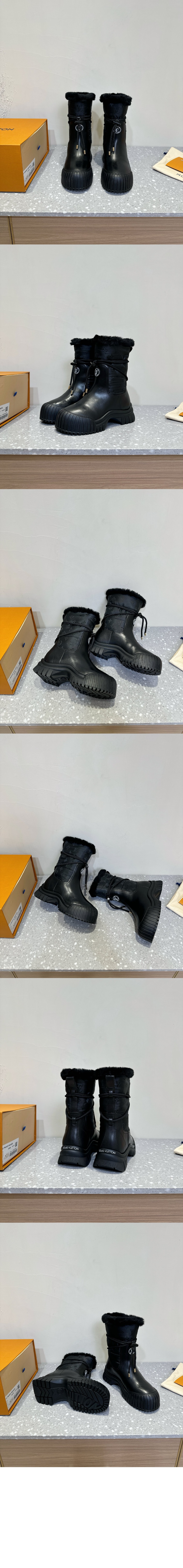 루이비통 루비 플랫 앵클 부츠 1ADCBW