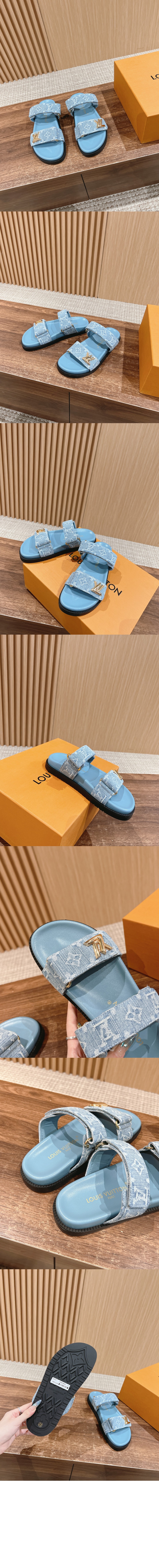 루이비통 선셋 플랫 컴포트 샌들 1ACZ7E