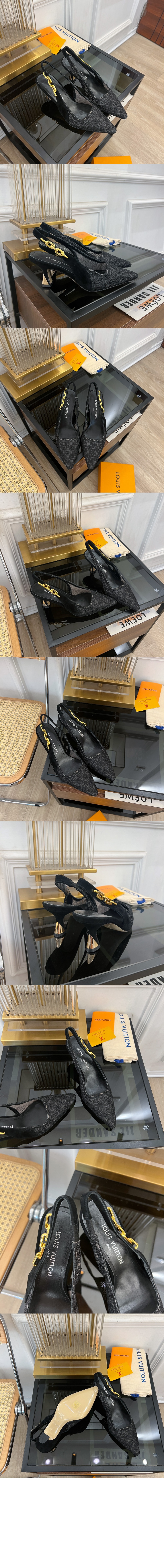 루이비통 스파클 슬링백 펌프 1ACGK5