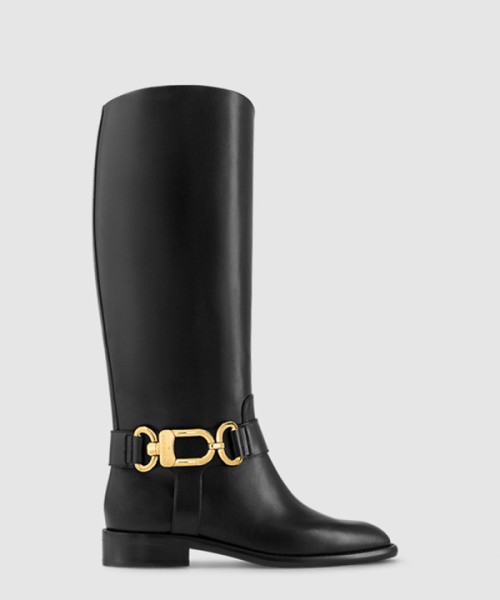 루이비통 웨스트사이드 플랫 하이 부츠 1ACAYR