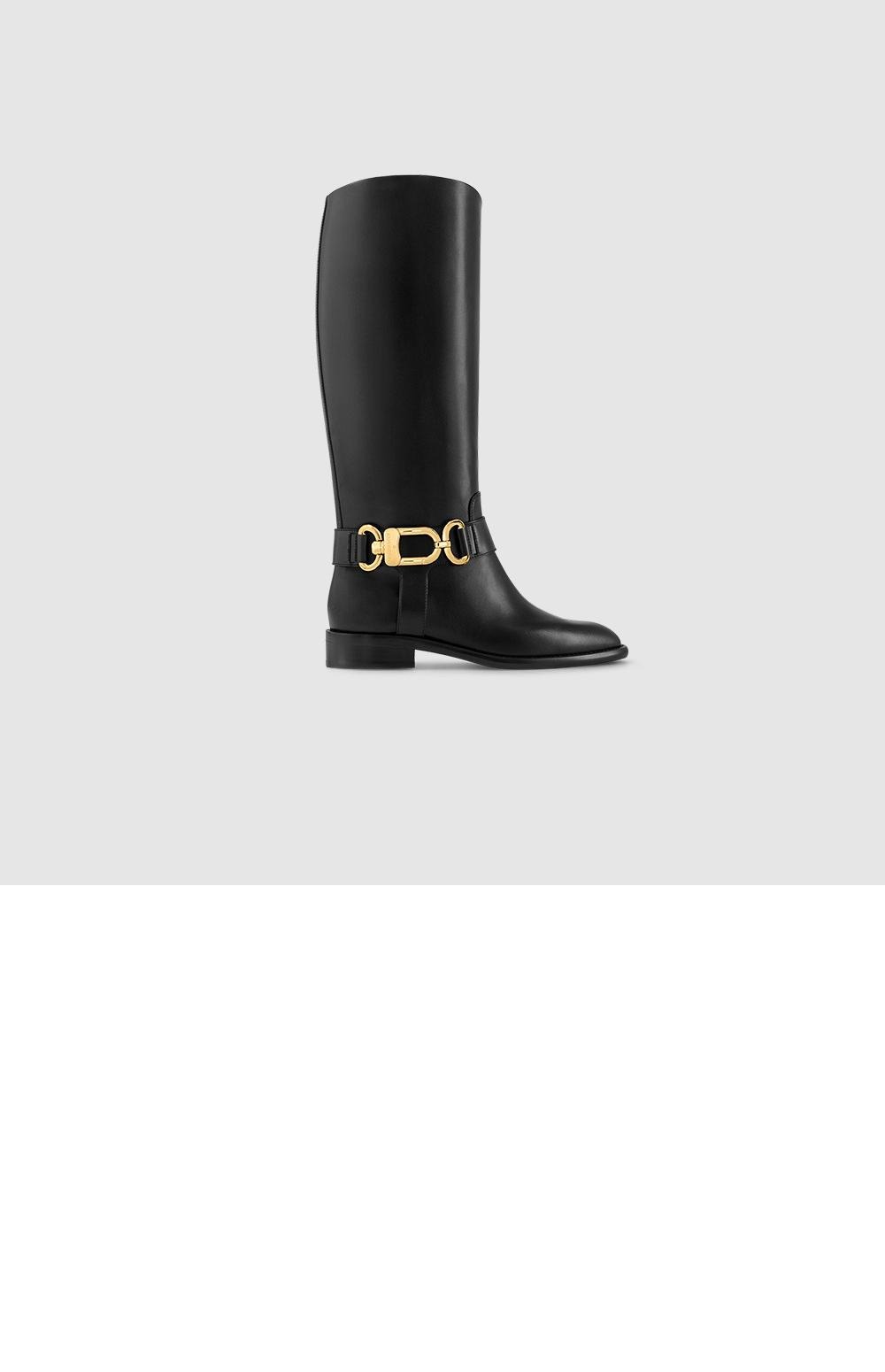 루이비통 웨스트사이드 플랫 하이 부츠 1ACAYR