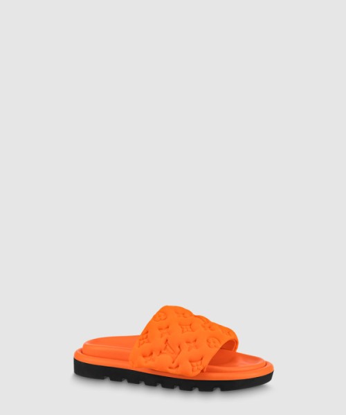 루이비통 풀 필로우 플랫 컴포트 뮬 1AB1NE