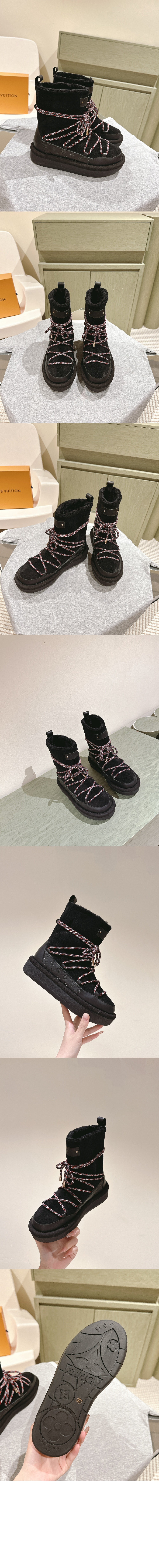 루이비통 ASPEN PLATFORM 앵클 부츠 1AC75P