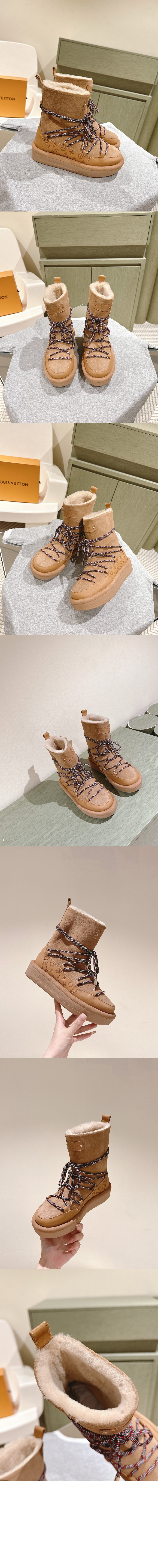 루이비통 ASPEN PLATFORM 앵클 부츠 1AC75P