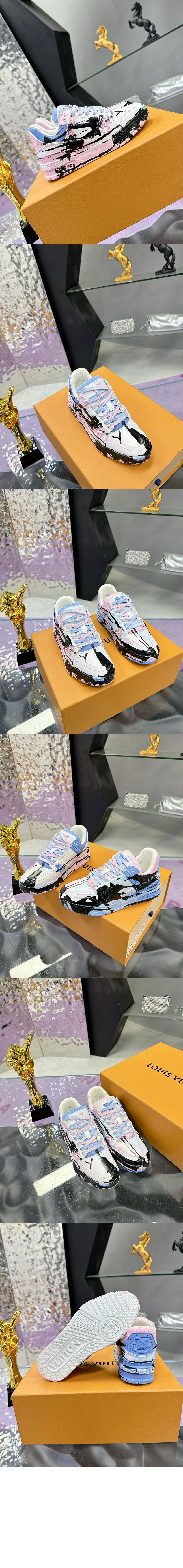 루이비통 트레이너 스니커즈 1ADESK