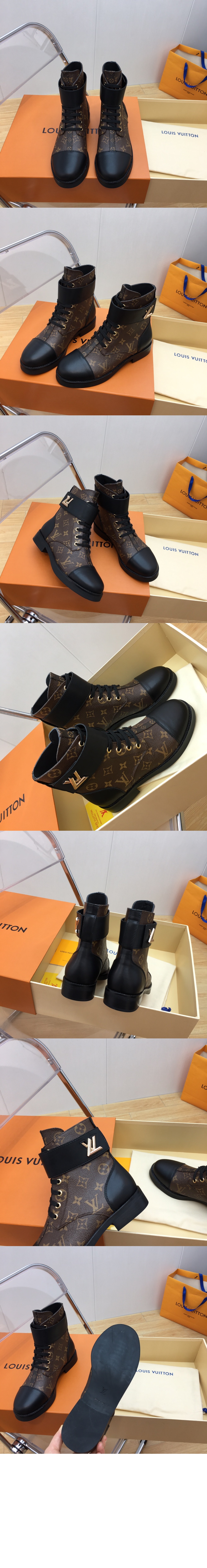 루이비통 플랫 부츠 1AAV60