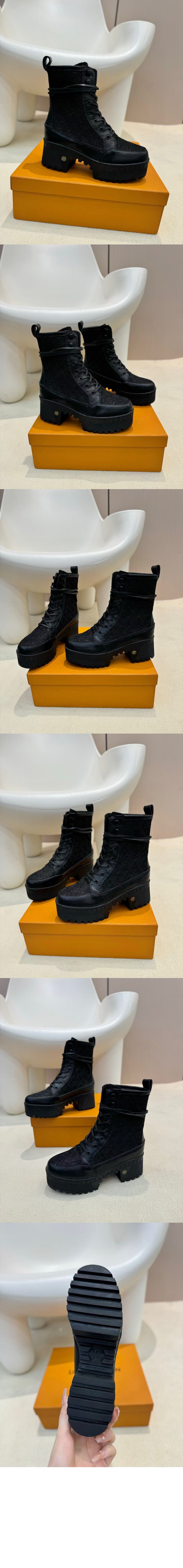 루이비통 로리엇 플랫폼 데저트 부츠 1ACKFJ