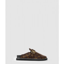 루이비통 LV 코지 플랫 컴포트 클로그 뮬 슬리퍼 1AAW6O