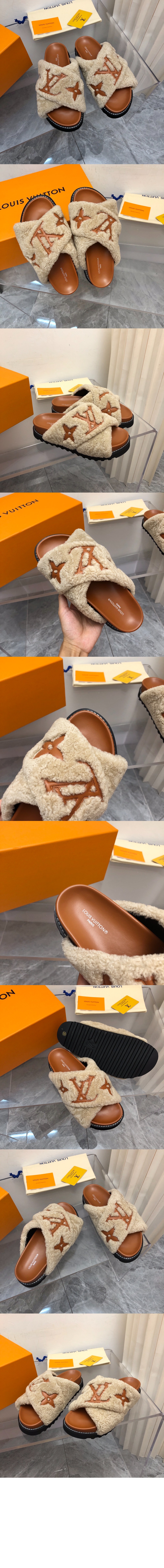 루이비통 파세오 플랫 컴포트 뮬 1AA1W5