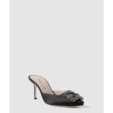 마놀로블라닉 장식 새틴 뮬