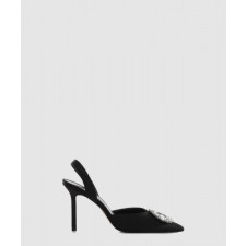 마놀로블라닉 보석 굽 신발