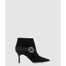 마놀로블라닉 베일로 스웨이드 앵클부츠