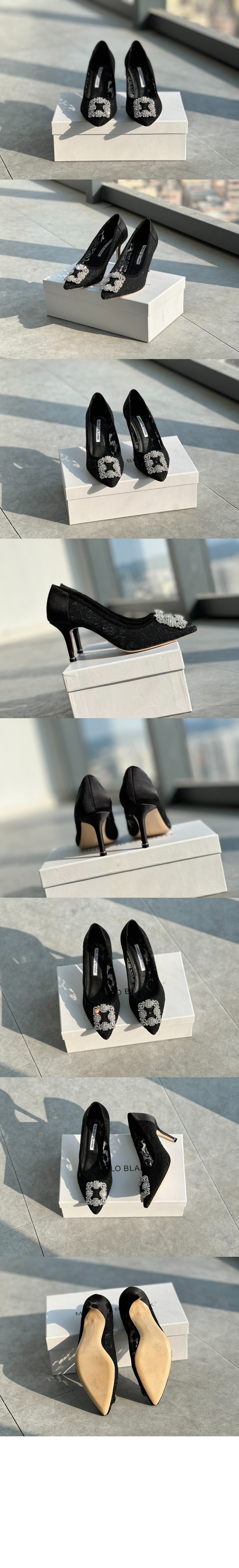 마놀로블라닉 한기시 105 쥬얼 펌프스