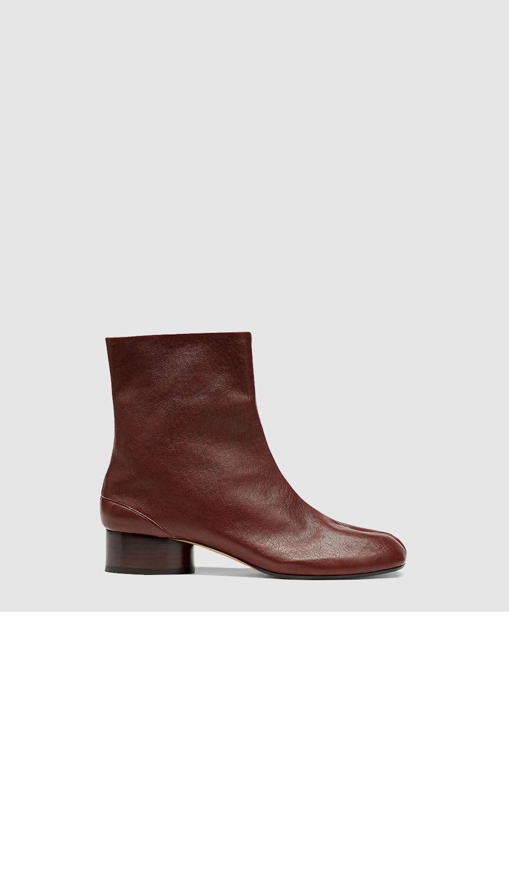 마르지엘라 Tabi 빈티지 가죽 발목 부츠 T2148