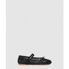 마르지엘라 우븐 나파 레더 발레리나 5F381E