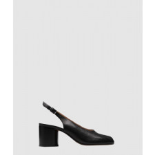 마르지엘라 Tabi 가죽 슬링백슈즈 S58WL0