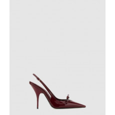 미우미우 페이턴트 레더 슬링백힐 5I015E