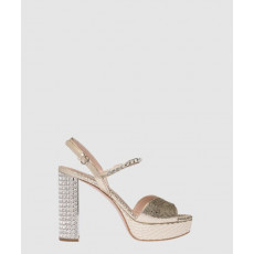 미우미우 큐빅 통굽 샌들 5XP877