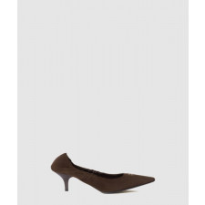 미우미우 루슈 스웨이드 펌프스 5I374E