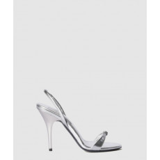 미우미우 에나멜 가죽 샌들 5X343E